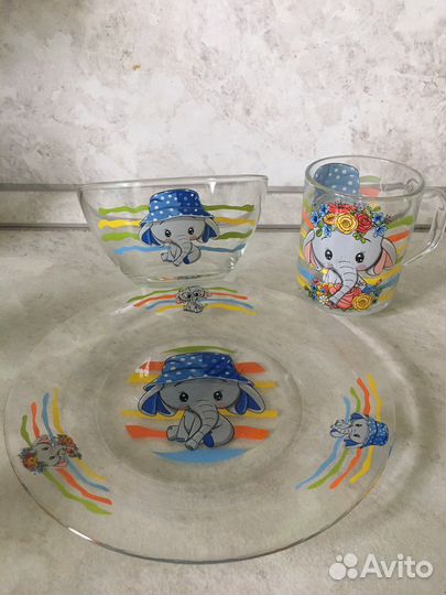 Набор детский для завтрака 3 предмета