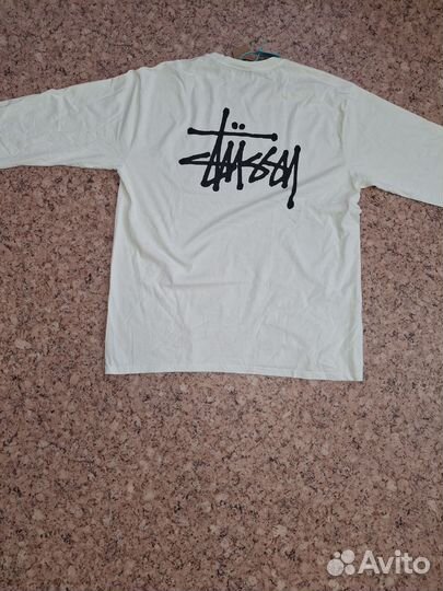 Лонгслив Stussy Basic Stussy Pig Dyed ls tee