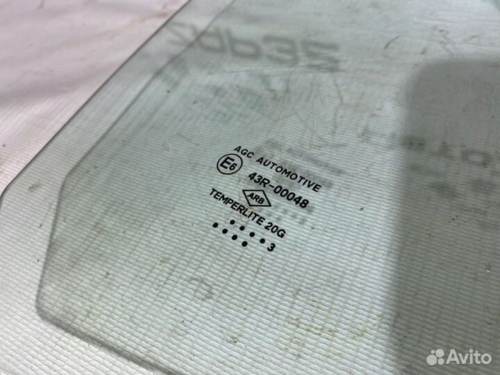 Стекло двери заднее правое Renault Duster K4MA606