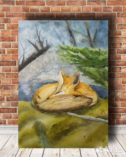 Картина акварелью 