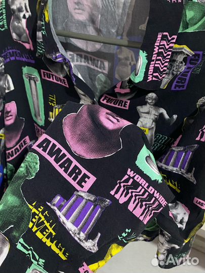 Рубашка bershka укороченная