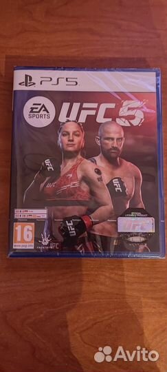 Диск для playstation ps5. Игра UFC 5. Новый