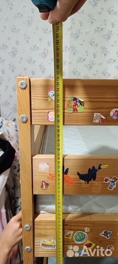 2х ярусная кровать IKEA с матрасами IKEA