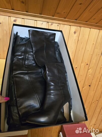 Сапоги Италия кожа