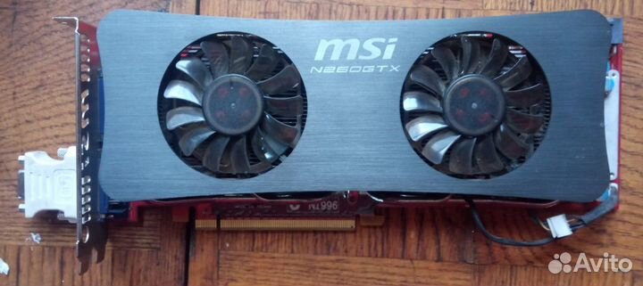 Видеокарта msi GeForce GTX 260 896MB