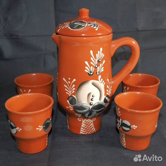 Кувшин с кружками керамика