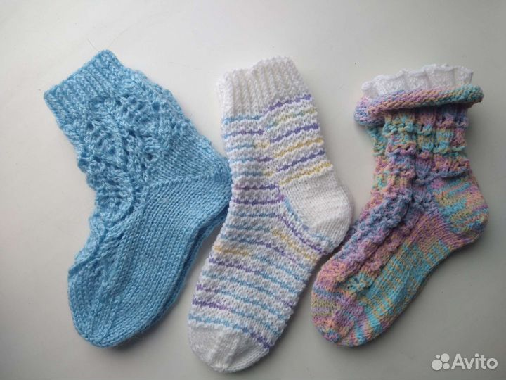 Носки вязаные