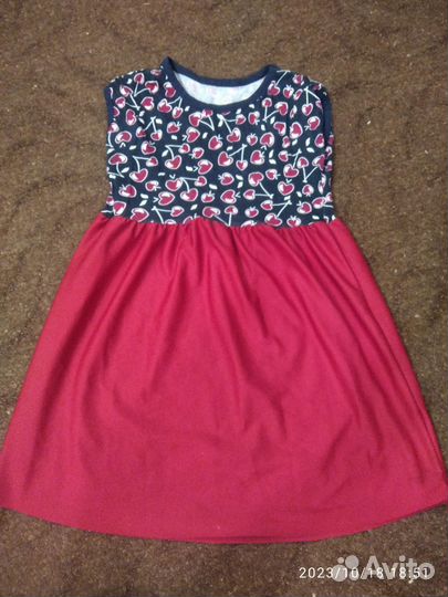 Вещи пакетом на девочку 128-134 (б/у)