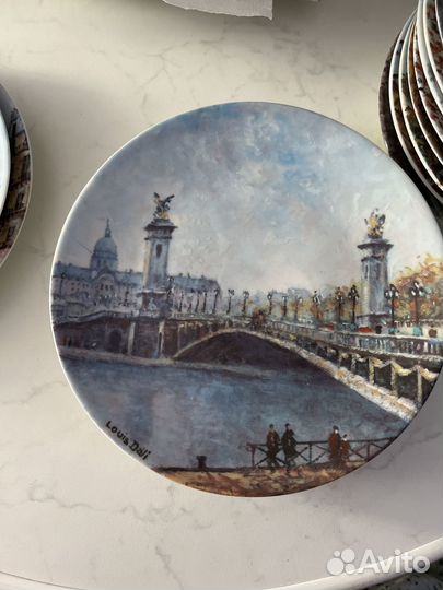 Тарелка настенная фарфор Limoges, France