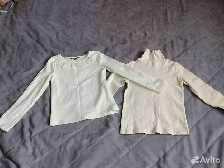 Блузка и Водолазка для школы 128