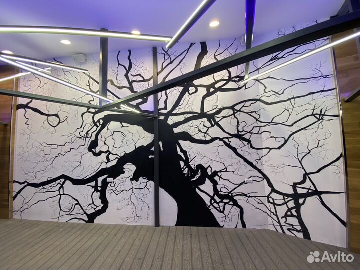 Граффити оформление на стены