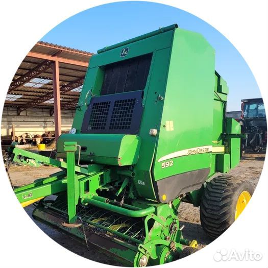 Пресс-подборщик John Deere 592, 2008