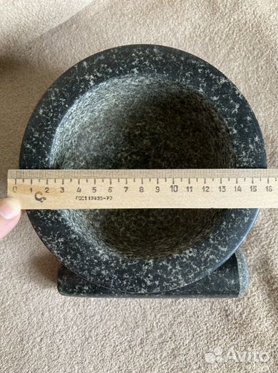 Ступка с пестиком гранит Kesper Германия