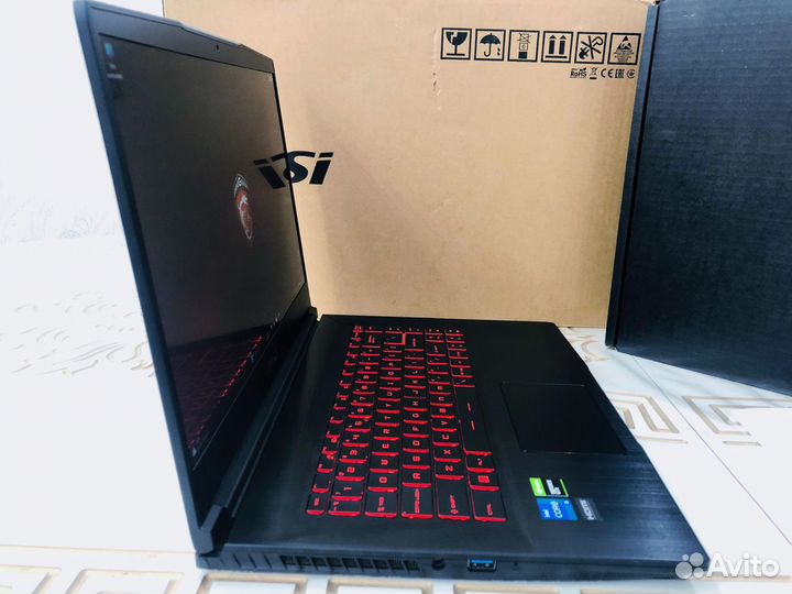 Мощный MSI GF63 Thin/i5-11400H/GTX 1650/IPS 144hz