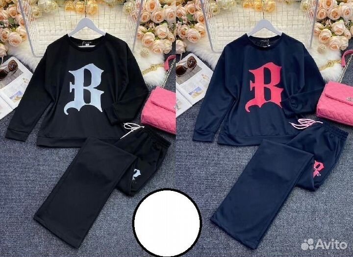 Женский костюм двойка 44-50р, 3 цвета