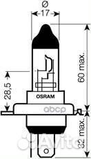 Лампа osram галогеновая HS1 PX43T 35W osram641