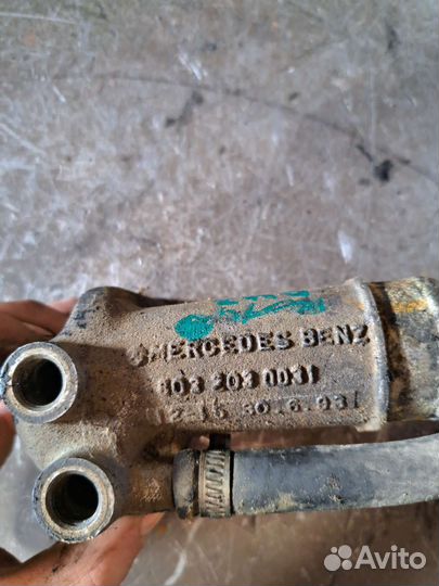 Фланец охлаждения Mercedes W140