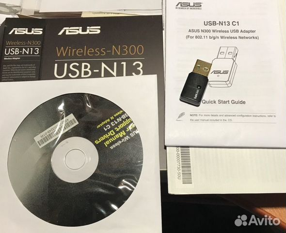 Wifi адаптер asus usb-N13