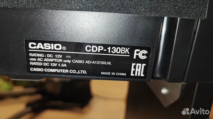 Цифровое пианино Casio cdp 130 BK