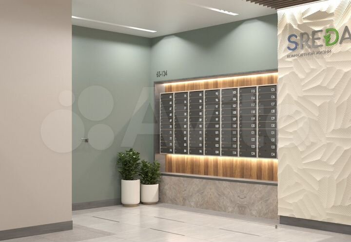 3-к. квартира, 63,1 м², 1/6 эт.