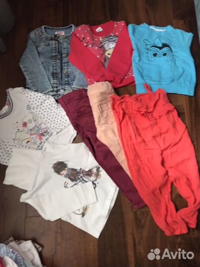 Вещи пакетом на девочку 80 86