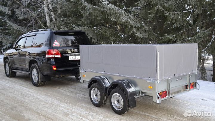 Прицеп сст 7132-16-Ш (Тент и Дуги 0.8)