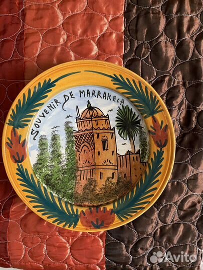 Тарелка панно декоративная настенная