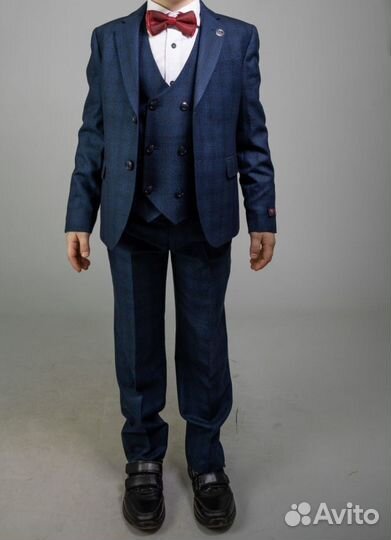 Школьная форма для мальчика 140 синяя