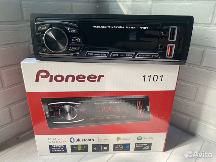 Магнитолы Pionner с Блютусом новые