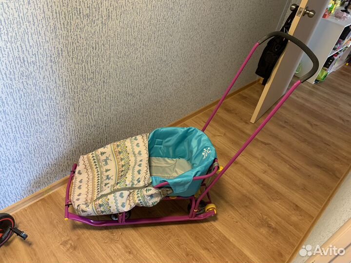 Коляска санки