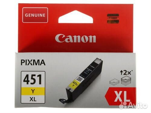 Картридж струйный Canon CLI-451Y XL 6475B001 желты