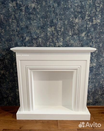 Декоративный камин с ящиком