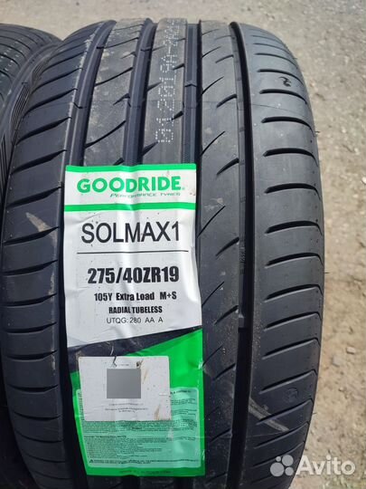 Goodride Solmax 1 245/45 R19 и 275/40 R19 105Y