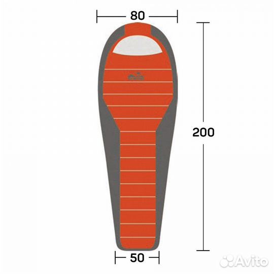 Мешок спальный кокон Fjord T-Loft Compact R 