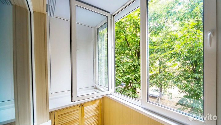 Раздвижное остекление балкона