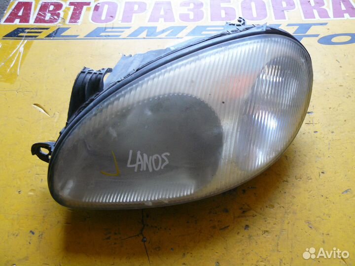 Фара левая для Chevrolet Lanos