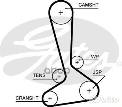 Ремень грм к/кт 7883-11503 dodge Nitro/jeep C