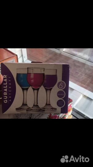 Рюмки на ножке