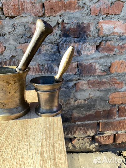 Старинная Ступка с Пестиком