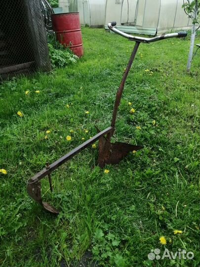 Бензолебедка с плугом