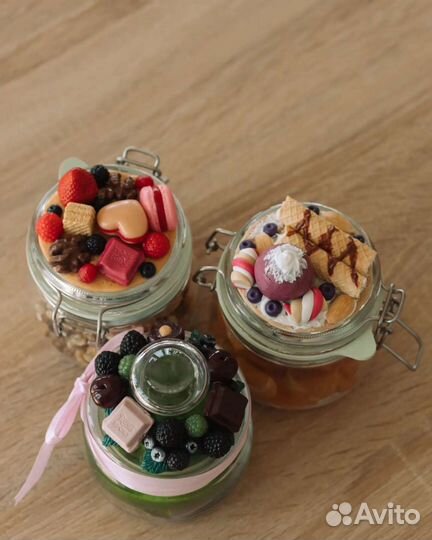 Банка для сыпучих продуктов из полимерной глины