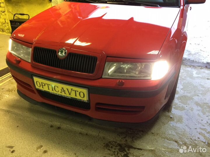 Дхо в поворотники Probright tdrl Skoda Octavia A4