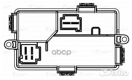 Резистор э/вент. отоп. для а/м BMW 5 (F10) (10) /7