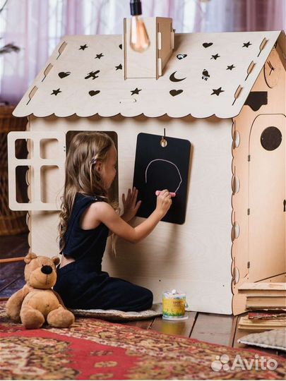 Детский игровой домик из фанеры