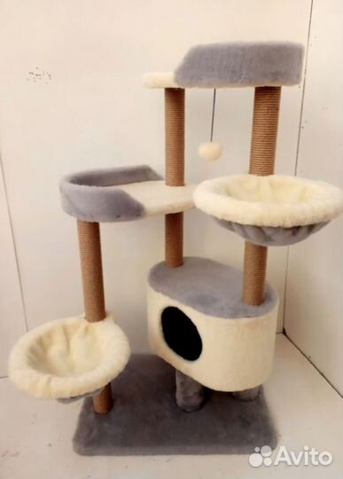 Супер когтеточка с домиком высота 126 см.(1010)