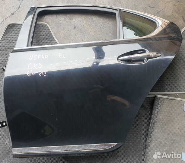 Дверь зад лево c Lexus LS460 USF40 1UR-FSE