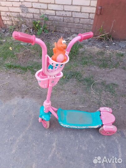 Самокат детский трехколесный бу