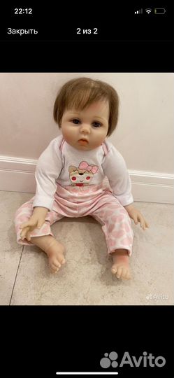 Кукла реборн девочка 55см