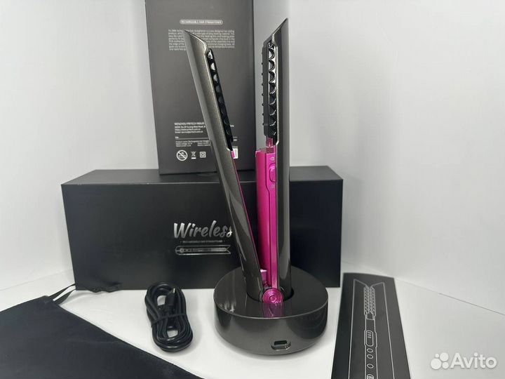 Беспроводной выпрямитель для волос в стиле dyson