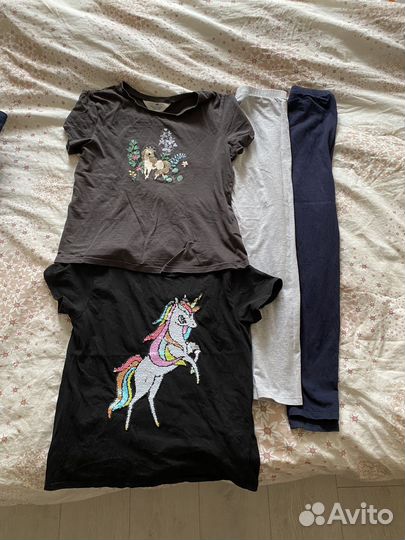 Вещи пакетом на девочку 134